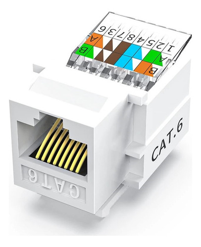 6x Módulo Rj45 Hembra Categoria 6 Modulo Factura