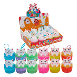 Slime Gatito Confetti Masa Juguete Souvenir Niños X 12u