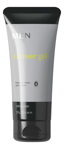 Men Shower Gel 3 Em 1 Cabelo, Corpo E Barba, 205g