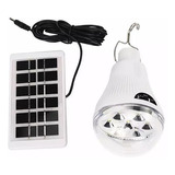 Ampolleta Led Solar Panel 7 Horas De Luz Usb Recargable