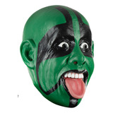 Máscara Mr. Iguana Luchador Triple Aaa Disfraz Fiesta Color Verde