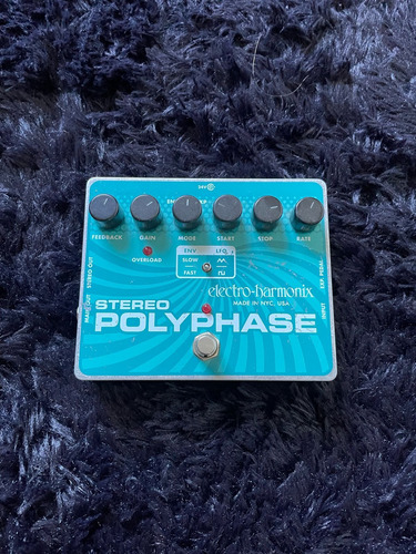 Polyphase Stereo Pedal Electro Harmonix Phase Shifter 