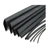 Tubo Spaguetti Termocontraible Negro 04mm X 200 Mts