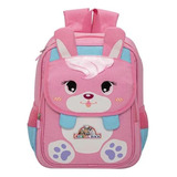 Mochila Escolar Niña De Kinder Cutie Zoo Diseño Conejita