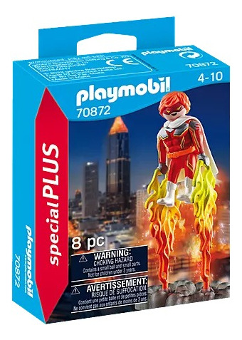 Figura Armable Playmobil Special Plus 70872 Superhéroe 7 Piezas 3+ Cantidad De Piezas 8