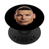 Pop Socket Popgrip Con El Logotipo De Kane Brown: Gris Inter