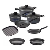 Set Combo Cocina Tramontina Teflon Antiadherente 8 Unidades