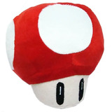 Peluche Mario Bros Hongo - Rojo