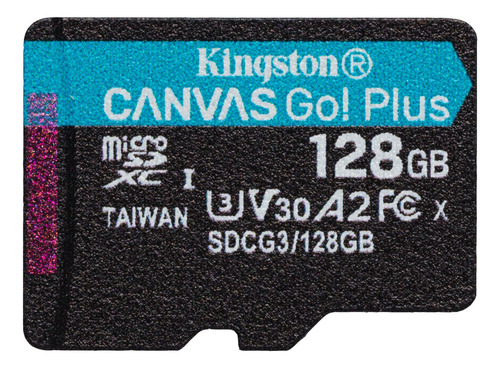 Kingston Canvas Go! Plus Tarjeta De Memoria Microsdxc 128gb