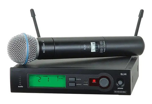 Shure Slx24 / Beta58 Sistema De Micrófono Inalámbrico 