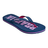 Sandalias Mujer Brahma Ra2076 Azul Fucsia