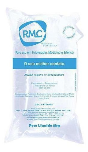 Gel Clínico Para Meios De Contato Bag 5kg - Rmc