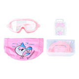 Juego De Gorro Y Gafas De Natación Para Niños, Impermeable