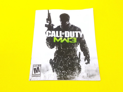 Manual Call Of Duty Modern Warfare 3 Mw3 Ps3 *original*