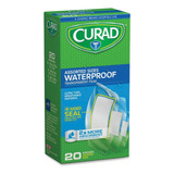 Curad Clear Waterproof Adhesive Strips - 20/box -