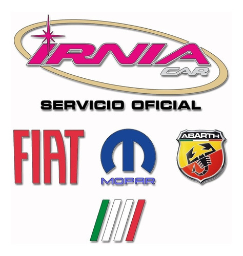 Insignia Logo Emblema Porton Trasero Fiat 500 C Original Foto 7