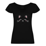 Polera  Gatito Lindo Regalon Gato Cute  Kawai Mujer