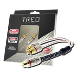 Cable Rca Y Griega 2 Machos 1 Hembra 100%cobre Treo Tr-y2m1f