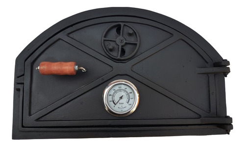 Puerta Horno Fundicion De Hierro Rectificada 60cm X 38cm Sor