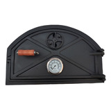 Puerta Horno Fundicion De Hierro Rectificada 60cm X 38cm Sor