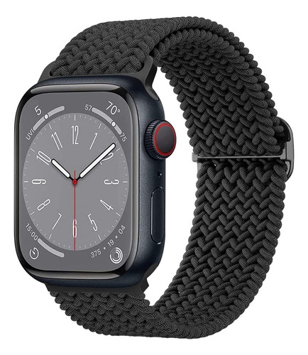 Correa Nylon Trenzado +hebilla Para Apple Watch Todas Series