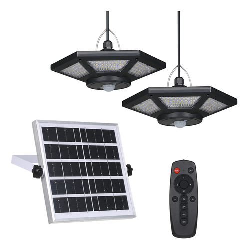 Lámpara De Exterior Solar De 360 Led Para Colgar En Garaje