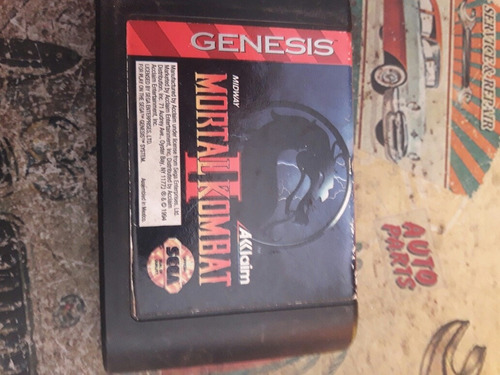 Cartucho Sega Genesis Mortal Combate Ll