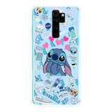 Capinha Compatível Xiaomi Redmi Note 8 Pro Stitch Azul