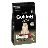 Ração Golden Para Gatos Adultos Castrados Sabor Carne 1kg