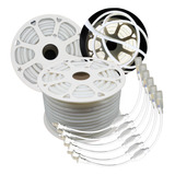 Manguera Neon Flexible Led 50mts 360 Grados Con 6 Conectores