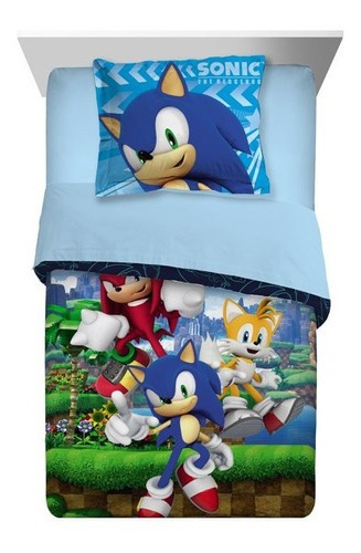 Edredon Sonic The Hedgehog 2 Pzs Individual / Matrimonial