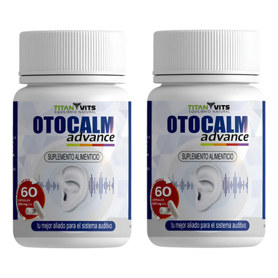 Otocalm 60 Caps | Suplemento Alivio Zumbidos En Oídos 2 Pack | Meses sin interés