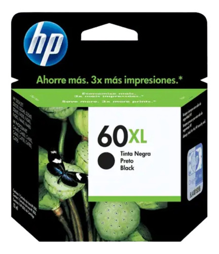 Cartucho De Tinta Hp 60xl Cc641wl Negro Original Envio Gratis