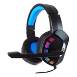 Auricular Gamer Con Luz Rgb Control Volumen Pc Only