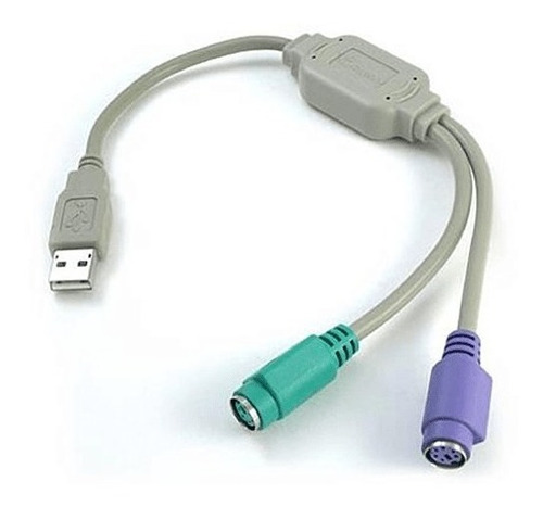 Adaptador Usb A Ps2 Doble  - Iia