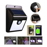 Luz Led Exterior Energia Solar Sensor Movimiento Ever Brite