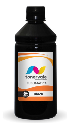 Tinta Sublimatica Para Epson L3150 L3250 T544 Black 250ml