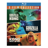 Paquete De Películas Blu-ray 3 Godzilla Vs. Kong/rey De Los