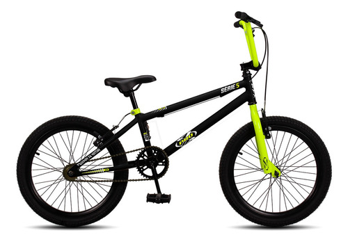 Bicicleta Pro X Bmx Serie 5 Freio V-brake Aro 20 Cor Pto/amar