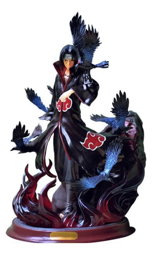 Estatueta Boneco Uchiha Itachi Akatsuki Anime Naruto 26 Cm 