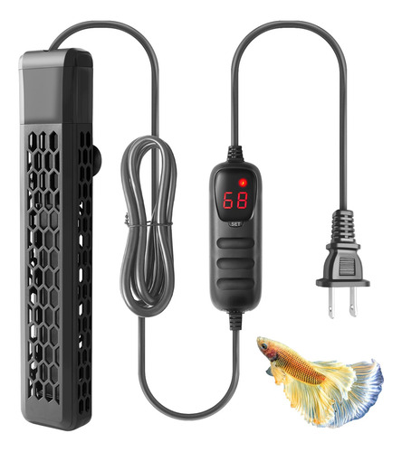 Hitop Calentador Ptc Para Acuario Con Controlador: 200w 300w