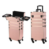 Lynxton 5 En 1 Rolling Maquillaje Tren Caja Profesional Gra.