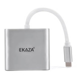 Adaptador Usb-c Hub 3 Em 1 Ekaza Dock Station