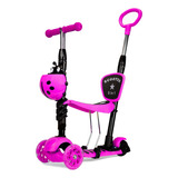 Patineta Scooter Monopatin Triciclo 5 En 1 Caminador Luces