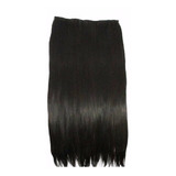 Aplique Tic Tac Cabelo Humano Liso Natural 100grs 55cm 1tela