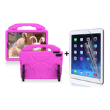 Carcasa Para iPad 10.2 Niños Antigolpe + Lámina Hidrogel