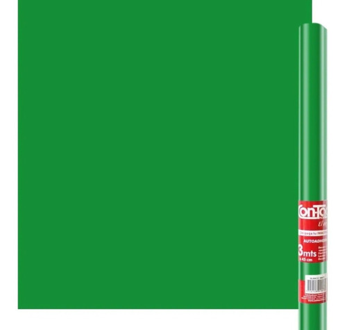 Papel Tapiz O Vinilo Adhesivo Klipp 3m X45 Cm Verde