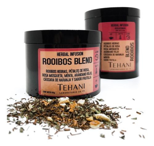 Té En Hebras Organ Herbal Infusion Rooibos Blend Tehani 50g