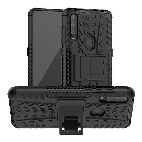 Funda Resistente Para Alcatel 1s/1v 2020 Negro