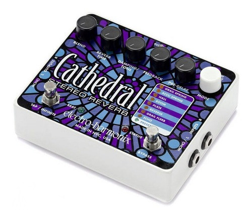 Pedal Stereo Reverb Electro Harmonix Cathedral Programable